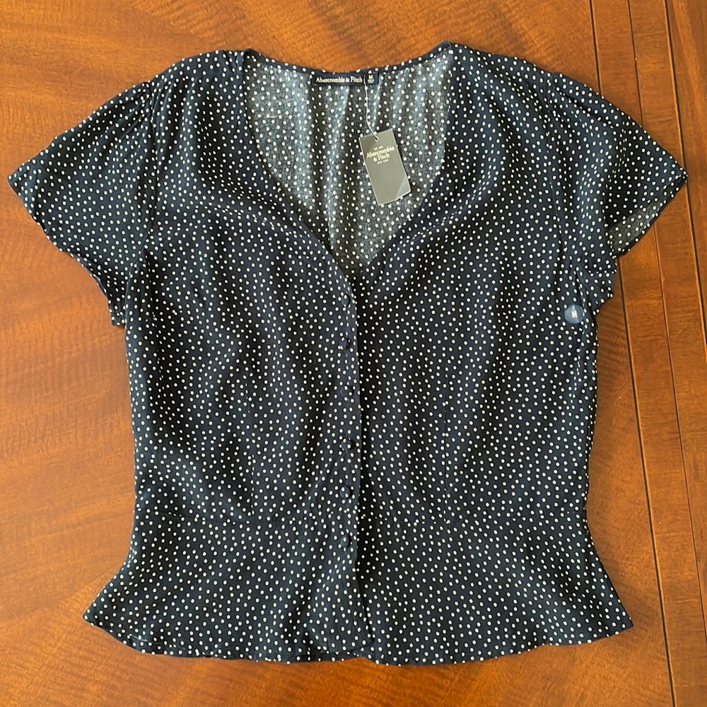 Abercrombie & Fitch Polka Dot Top